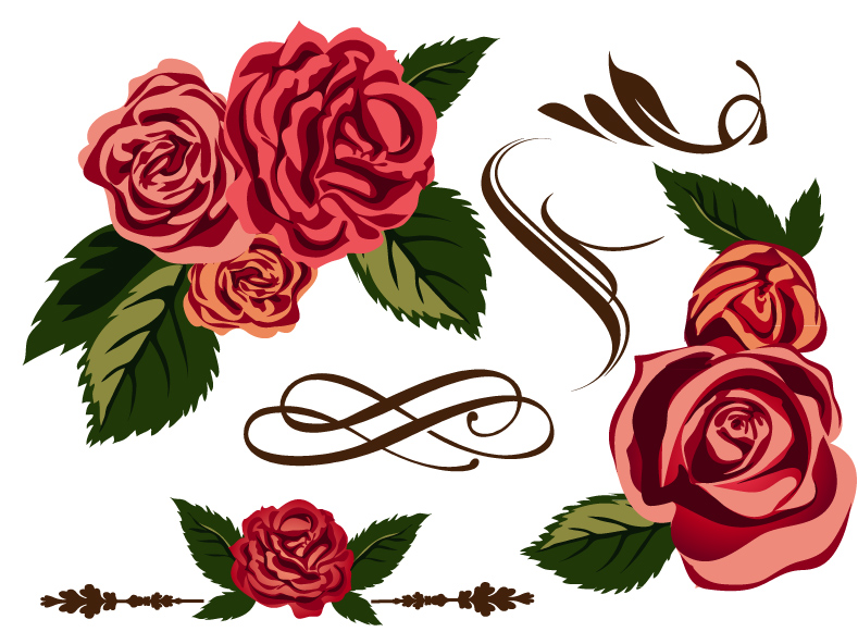 Free Rose Vector