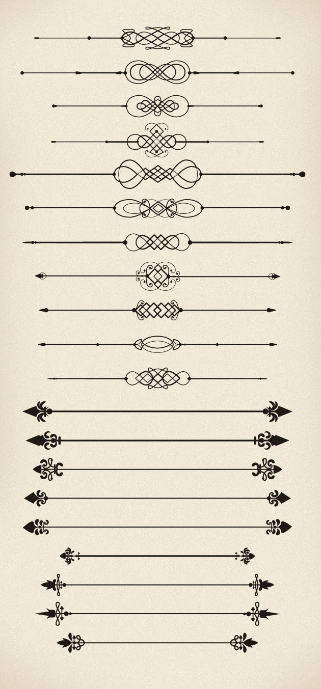 Free Vector Calligraphic Design Elements Free Vector Calligraphic Design Elements