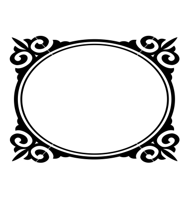 Free Vector Oval Frame