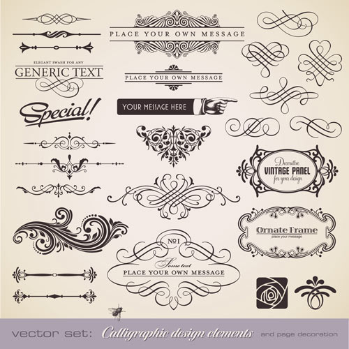 Free Vintage Vector Design Elements