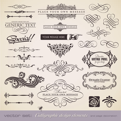 Free Vintage Vector Design Elements Free Vintage Vector Design Elements