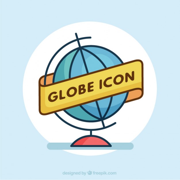 Globe Icon Vector Free