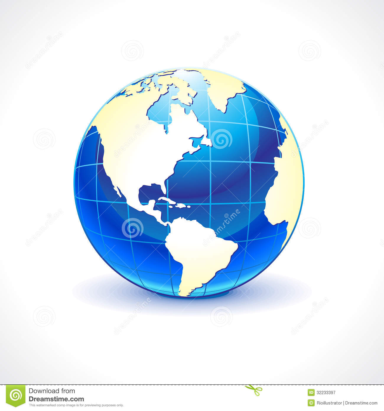 Globe Icon Vector Illustration