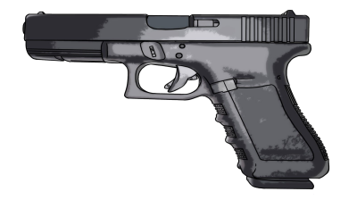 Glock 9Mm Pistol in Hand
