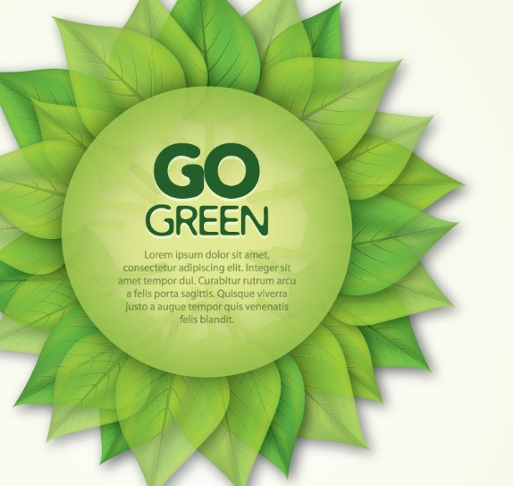 Go Green Leaf Symbol