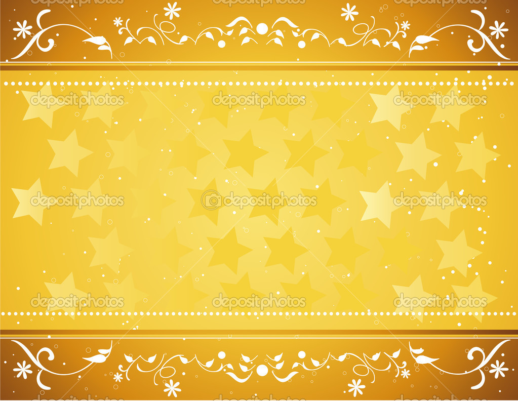 Gold Star Vector