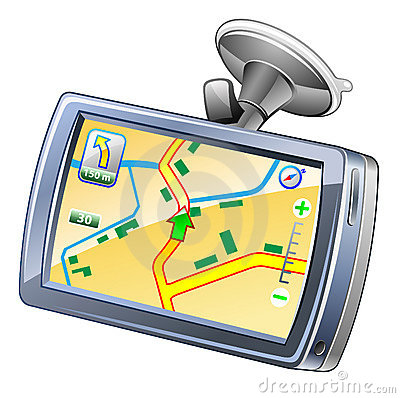 GPS Navigation Clip Art