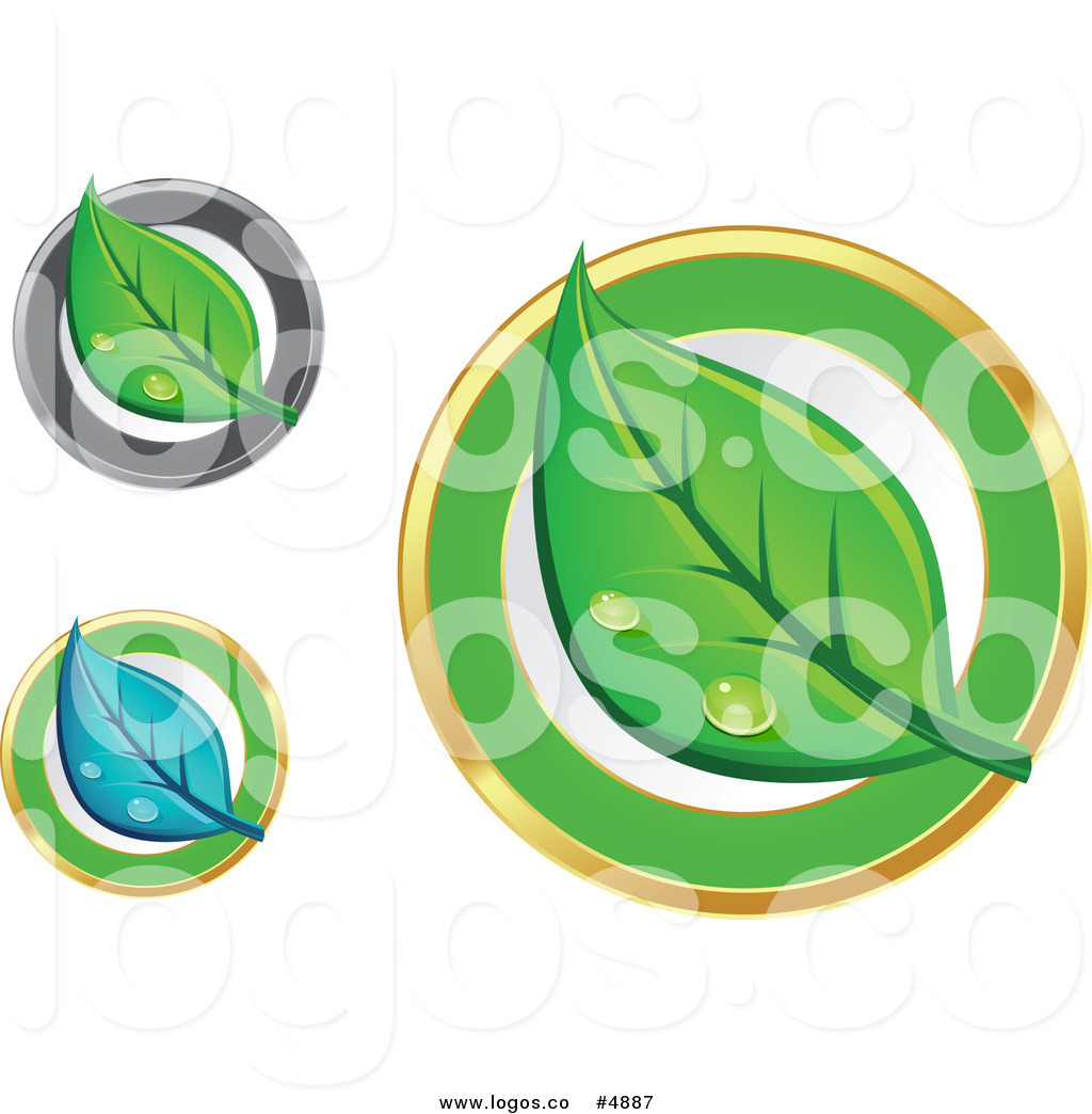 Green Leaf Logo Clip Art Free