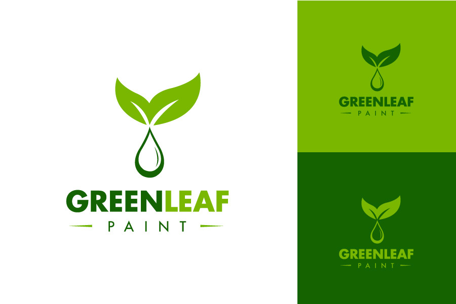 Green Leaf Logo Design