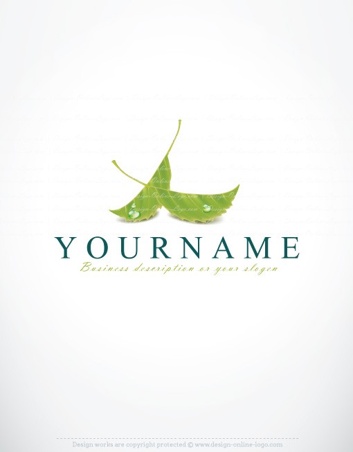 Green Leaf Logo Design