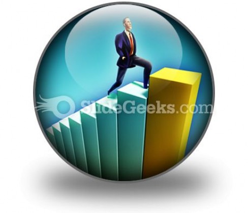 Growth PowerPoint Icon Growth PowerPoint Icon