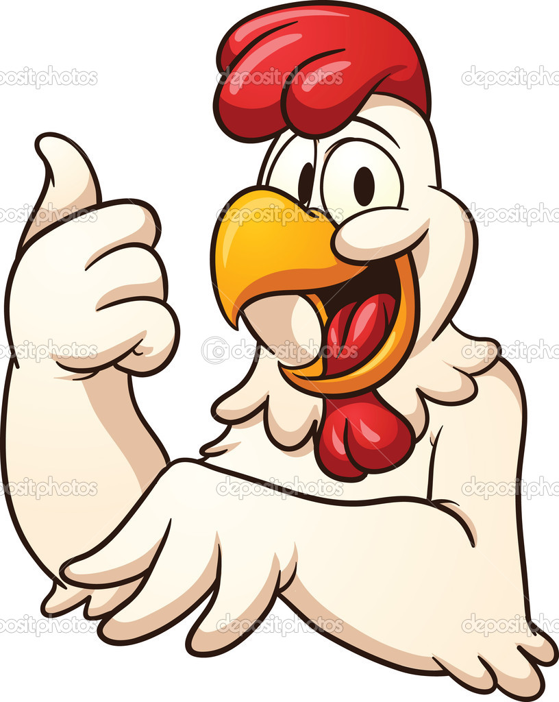 Happy Chicken Clip Art