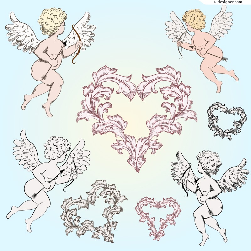 Hearts Vector Pattern