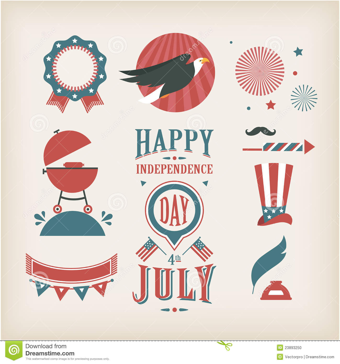 Independence Day Icons Independence Day Icons