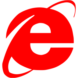 Internet Explorer Icon Red