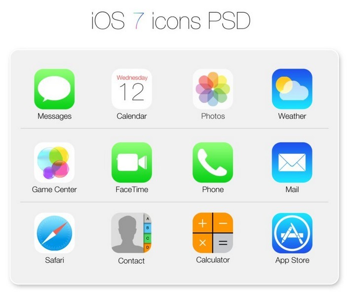 iOS 7 Contacts App Icon