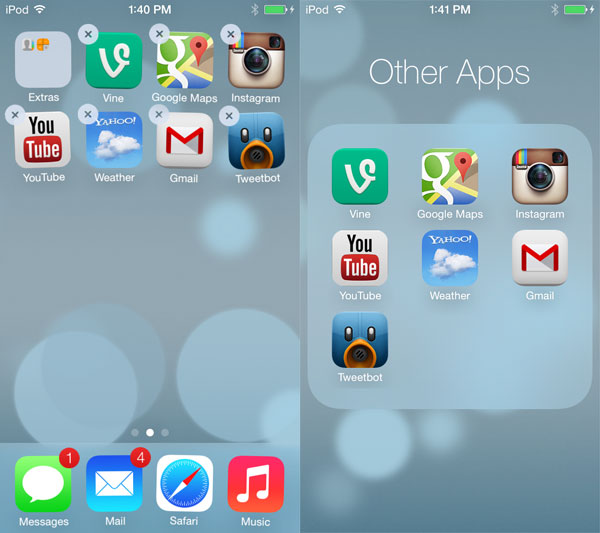 iOS 7 Lock Screen iOS 7 Lock Screen