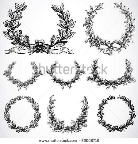 Leaf Wreath Clip Art