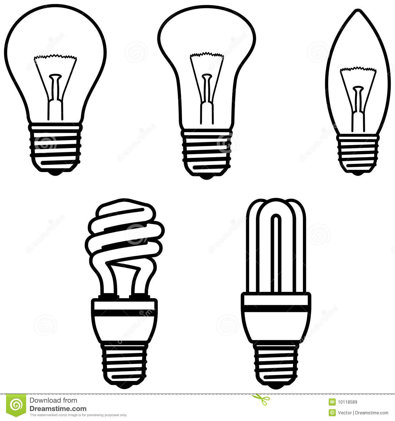 Light Bulb Vector Free