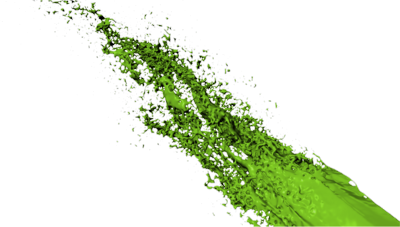 Lime Green Paint Splatter