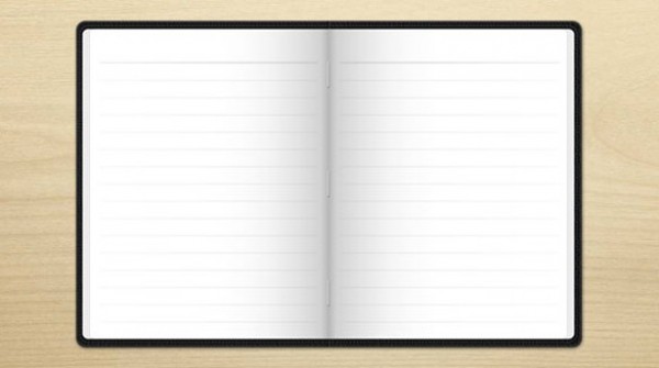 Lined Notebook Template