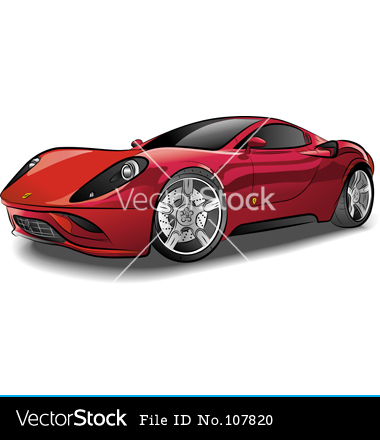 Luxury Car Vector Art