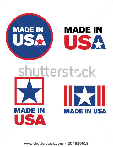 Made in USA Icon Vector