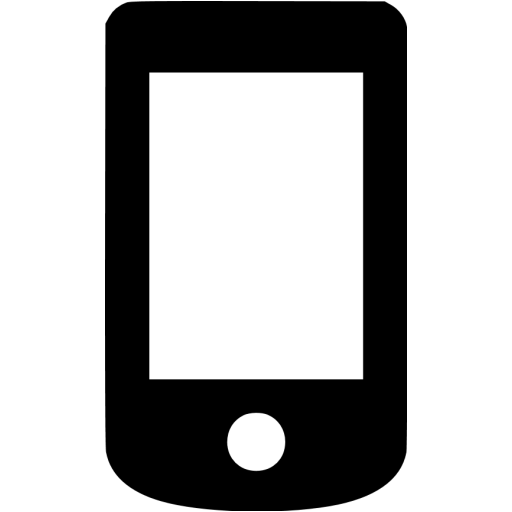 Mobile Phone Icon Black Mobile Phone Icon Black