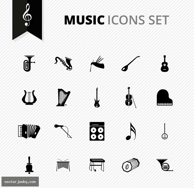 Music Icons High Quality