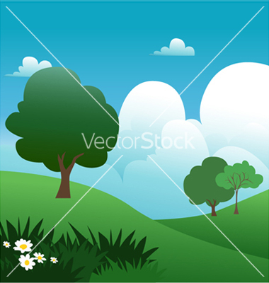 Nature Scene Vector