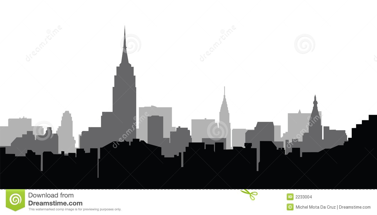 New York City Skyline Vector