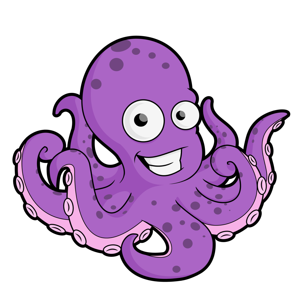 Octopus Cartoon Clip Art