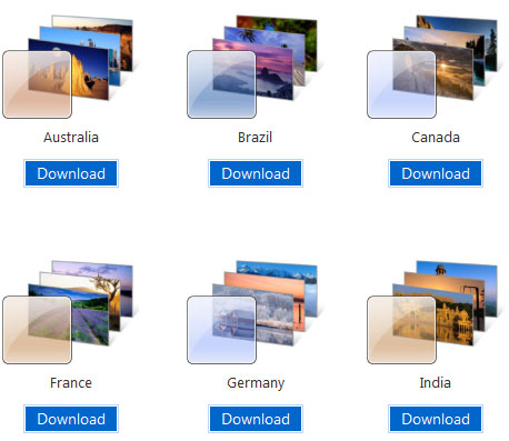 Official Microsoft Windows 7 Themes