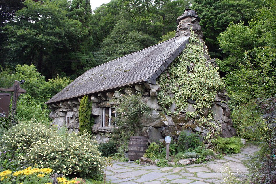 Old Stone House for Sale in the Woods