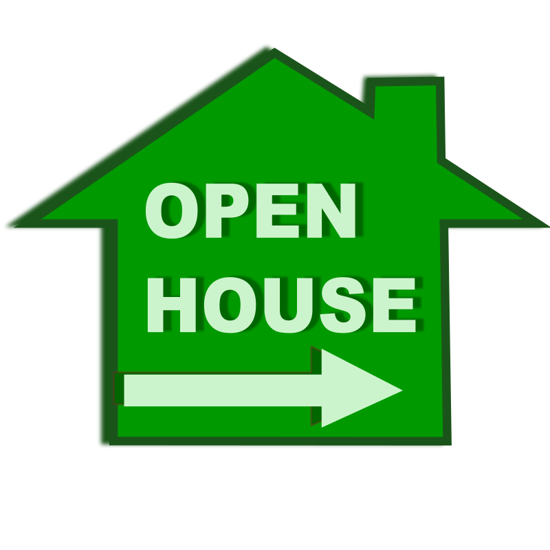 Open House Clip Art Free