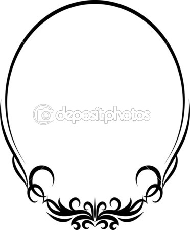 Oval Frame Vector