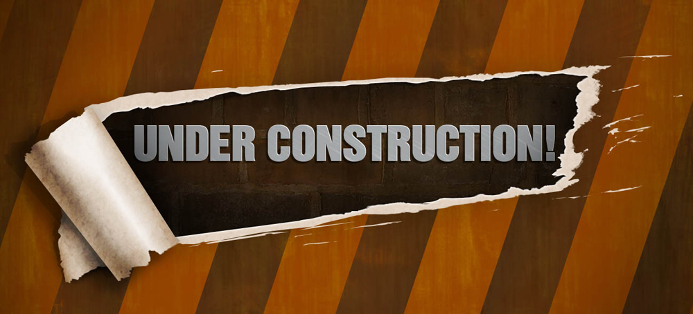 Page Under Construction Banner