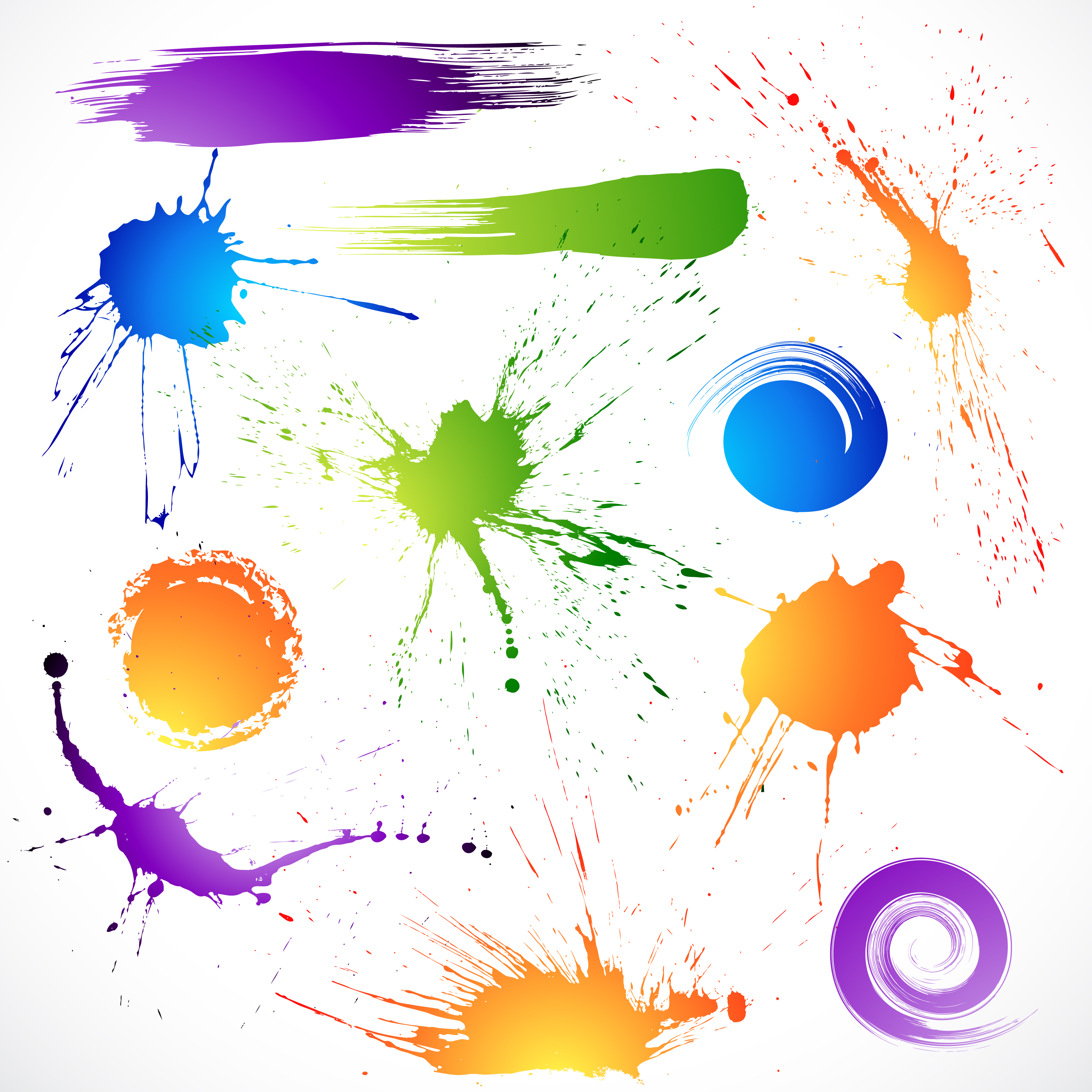 Paint Splash Vector Free