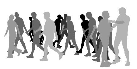 People Walking Group People Walking Group