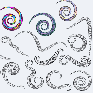 Photoshop Swirl Shapes Photoshop Swirl Shapes