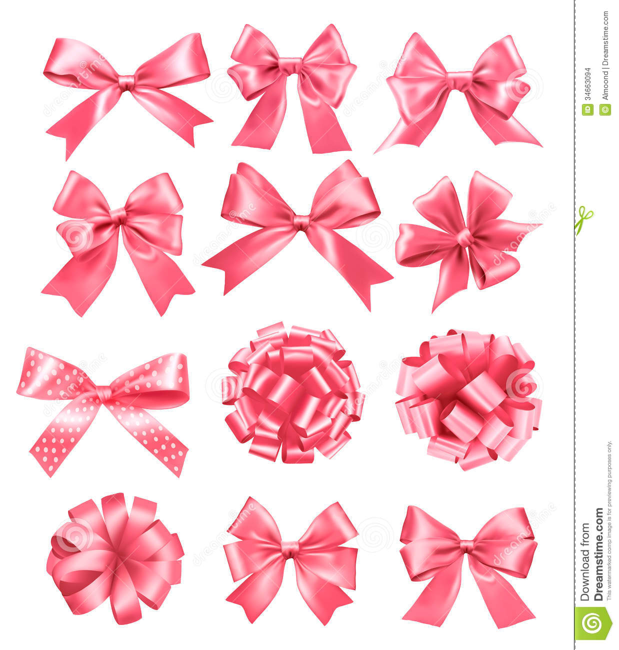 Pink Gift Ribbon and Bow Pink Gift Ribbon and Bow