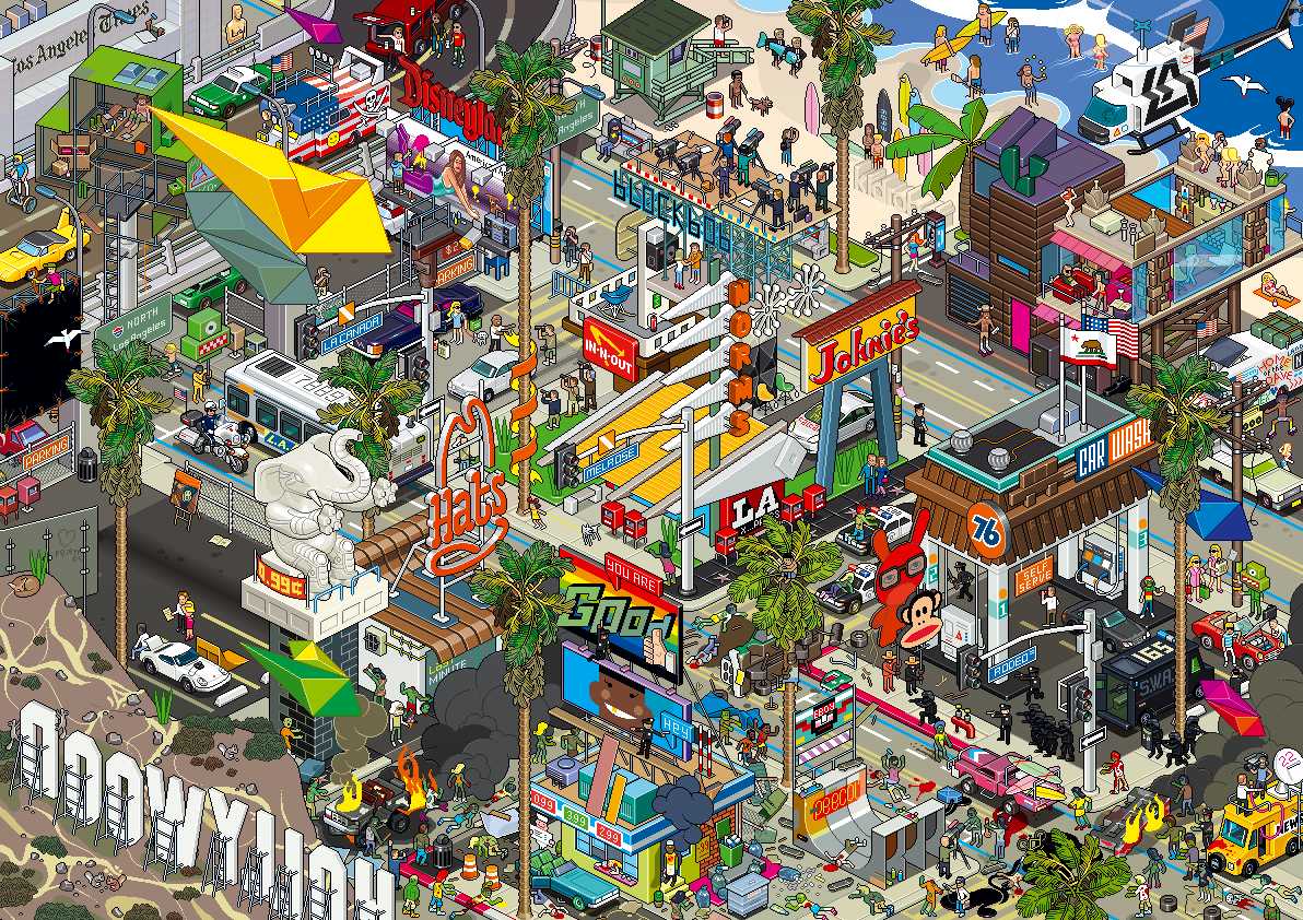 Pixel Art Cities