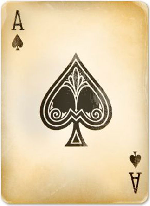 Playing Card Template Photoshop