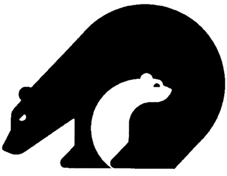 Positive and Negative Space Bear