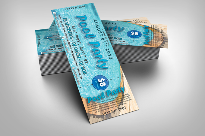 PSD Event Ticket Template