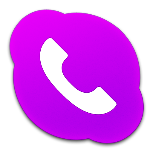 Purple Phone App Icon