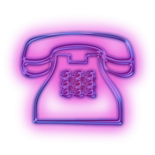 Purple Telephone Phone