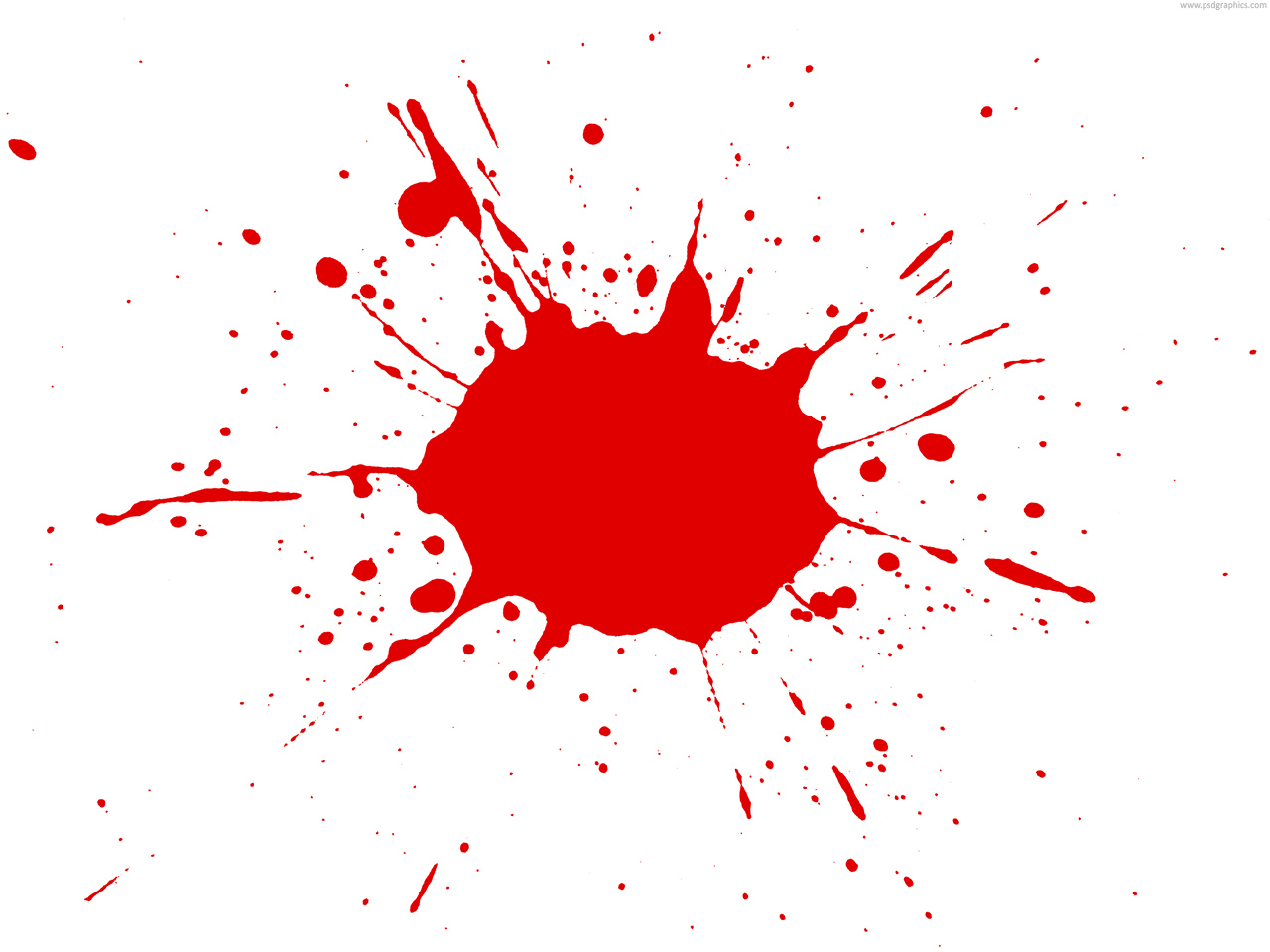 Red Paint Splatter