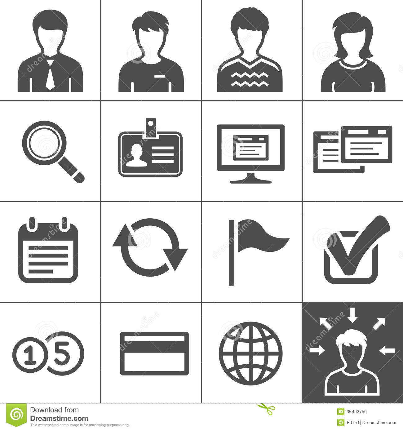 Resume Vector Icons