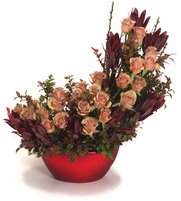 Right Triangle Floral Arrangement